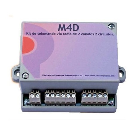 Receptor Telemando M4-D 433 MHz 2 C