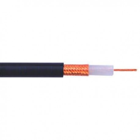 100 m Cable coaxial RF RG213 50 ohm negro