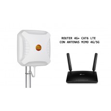 Router 4G cat6 + Antenas MIMO